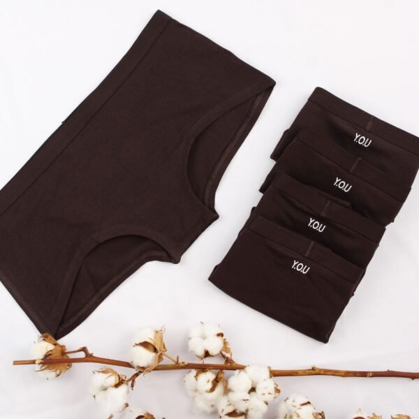Women's organic cotton boy shorts - pack of 5