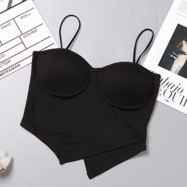 Cut Padded Long Bra /Camisole