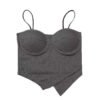 Cut Padded Long Bra /Camisole