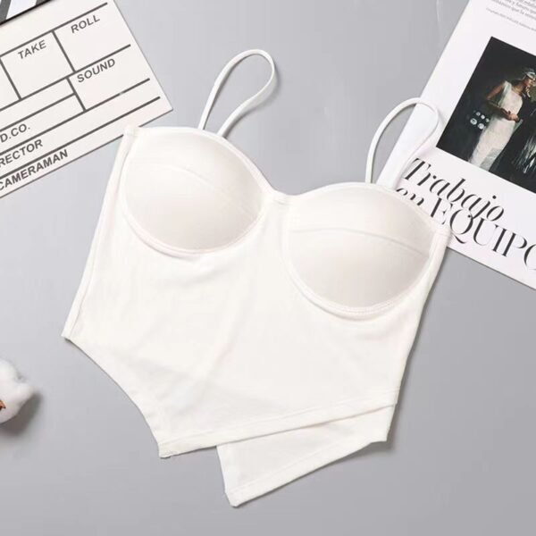 Cut Padded Long Bra /Camisole