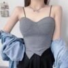 Cut Padded Long Bra /Camisole
